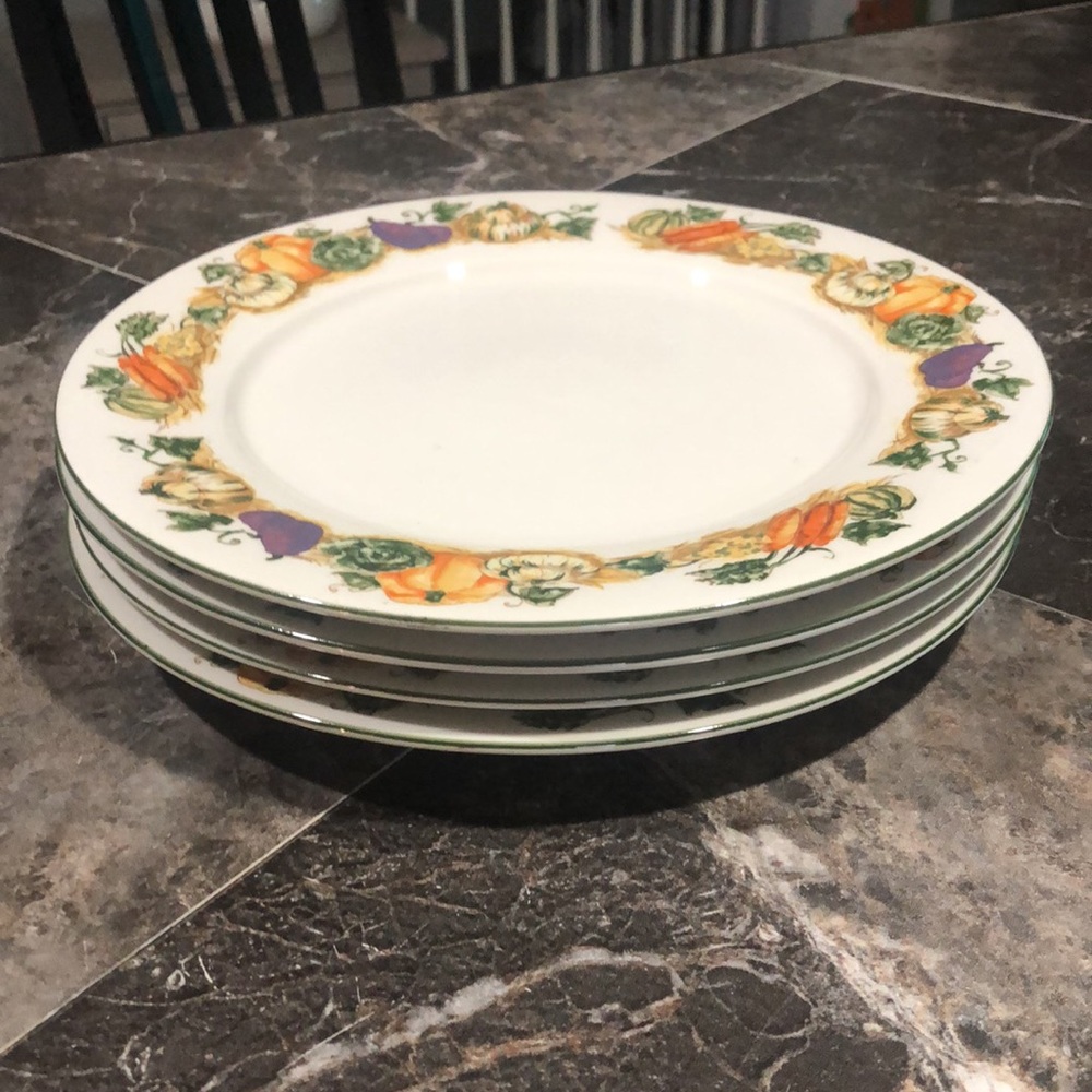 Autumn American Atelier dinner plates